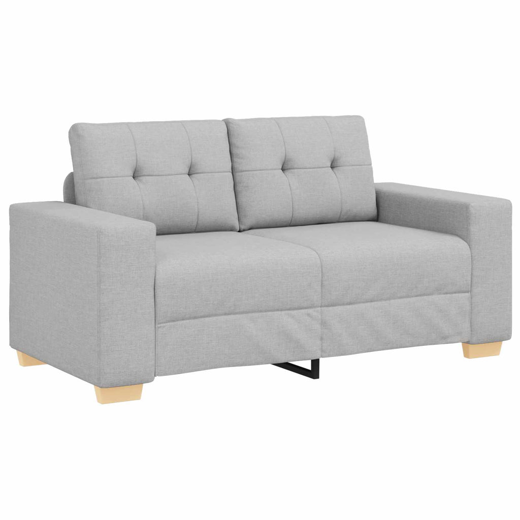 vidaXL Sofa dwuosobowa Szary chmur 160 cm tkanina