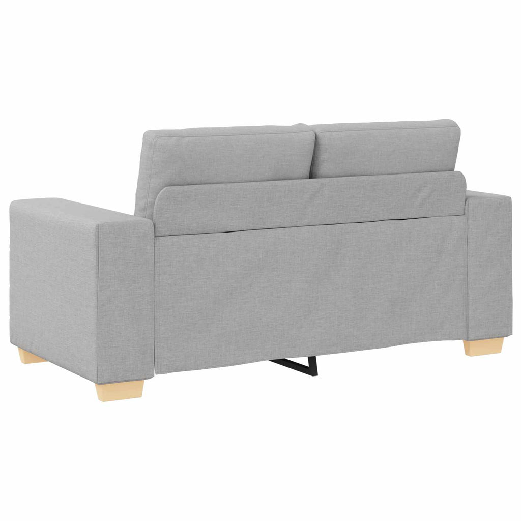vidaXL Sofa dwuosobowa Szary chmur 160 cm tkanina