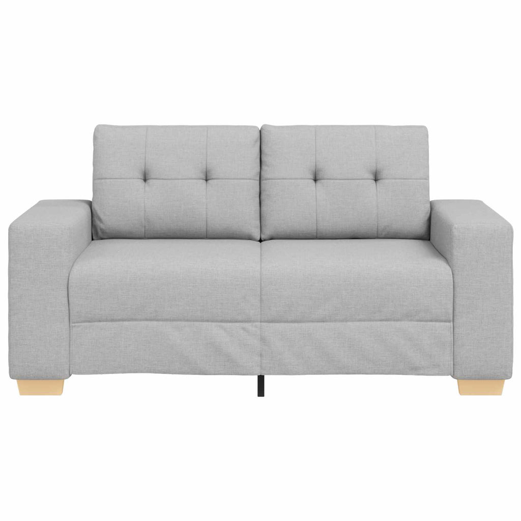 vidaXL Sofa dwuosobowa Szary chmur 160 cm tkanina