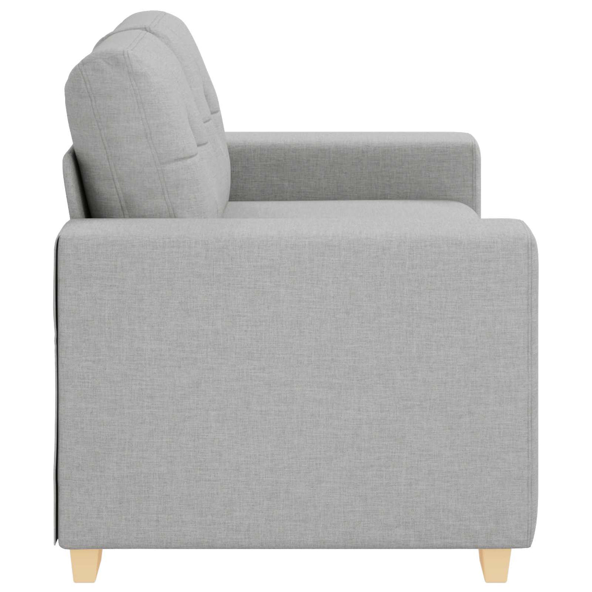 vidaXL Sofa dwuosobowa Szary chmur 160 cm tkanina