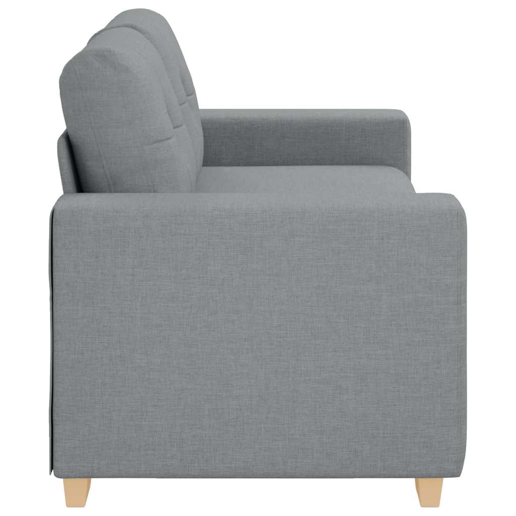 vidaXL Sofa dwuosobowa, jasnoszara, 180x77x82 cm, tkanina