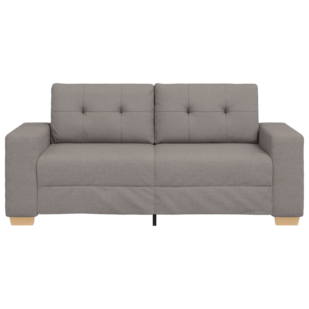 vidaXL Sofa dwuosobowa, taupe, 180x77x82 cm, tkanina