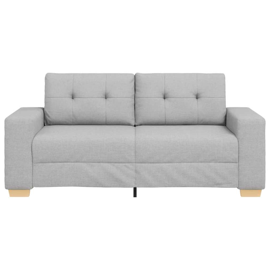 vidaXL Sofa dwuosobowa, szara chmurowy, 180x77x82 cm, tkanina