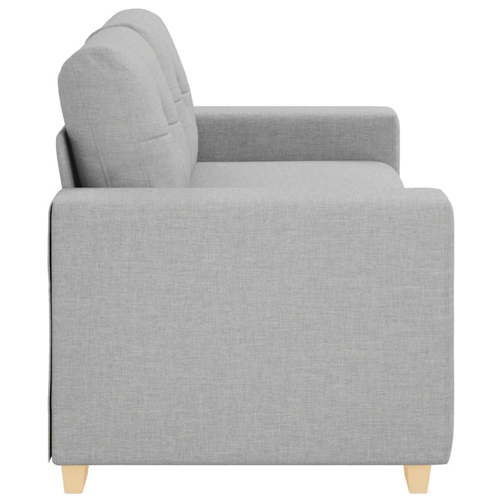vidaXL Sofa dwuosobowa, szara chmurowy, 180x77x82 cm, tkanina