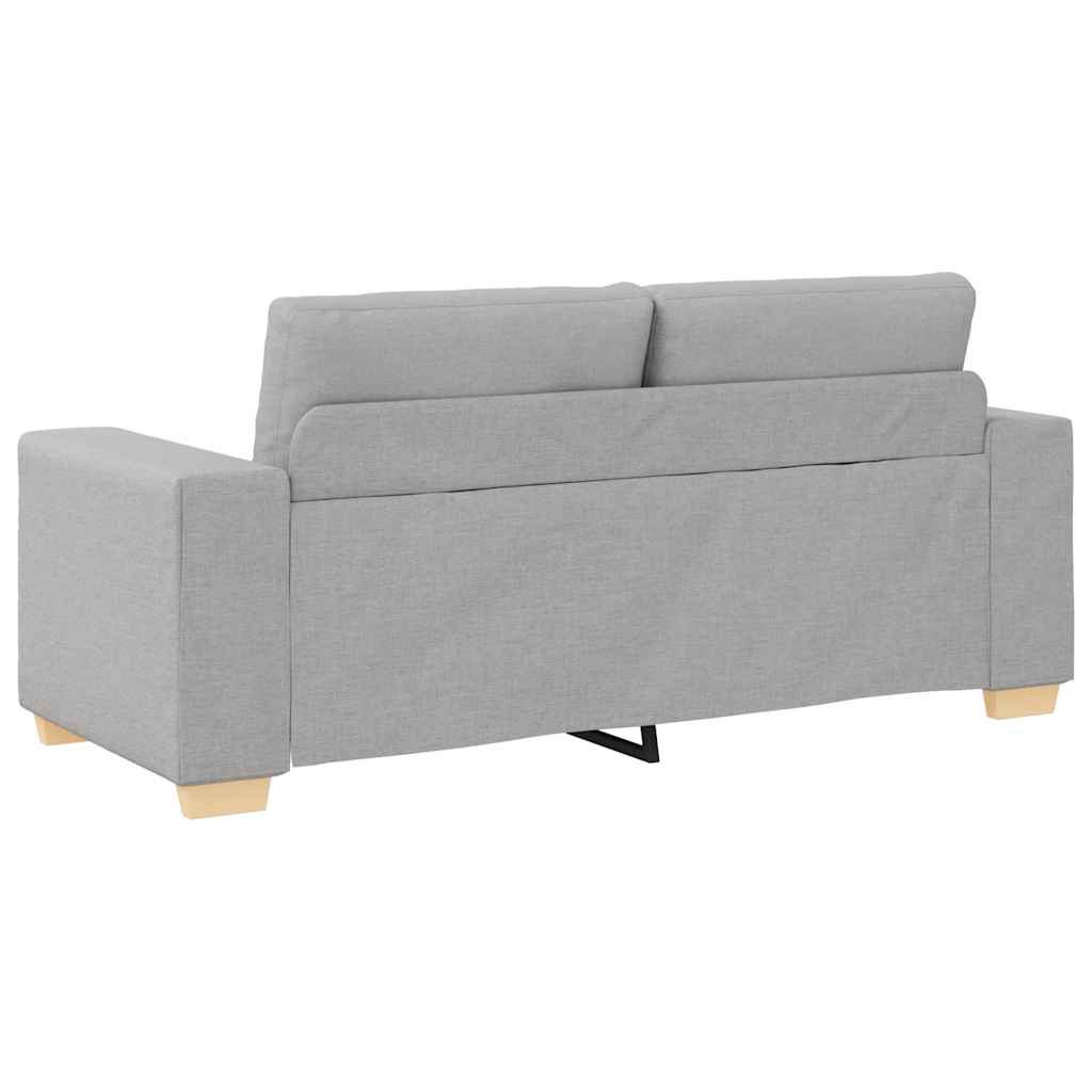 vidaXL Sofa dwuosobowa, szara chmurowy, 180x77x82 cm, tkanina