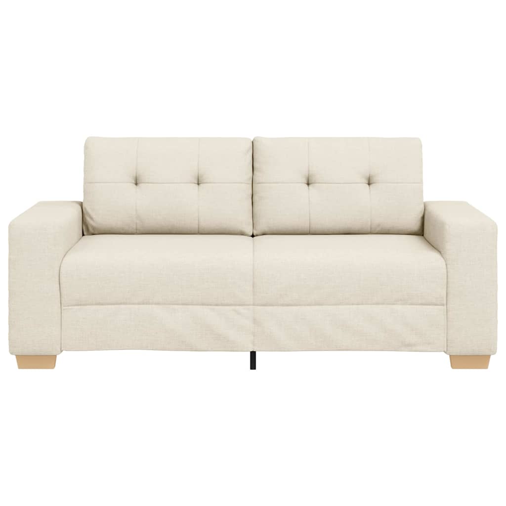 vidaXL Sofa dwuosobowa obity lnem, 180x77x82 cm