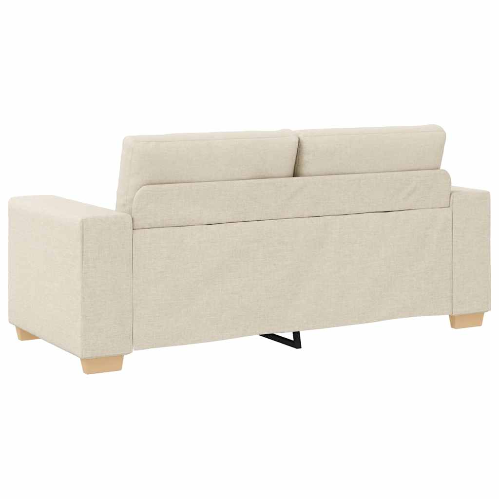 vidaXL Sofa dwuosobowa obity lnem, 180x77x82 cm
