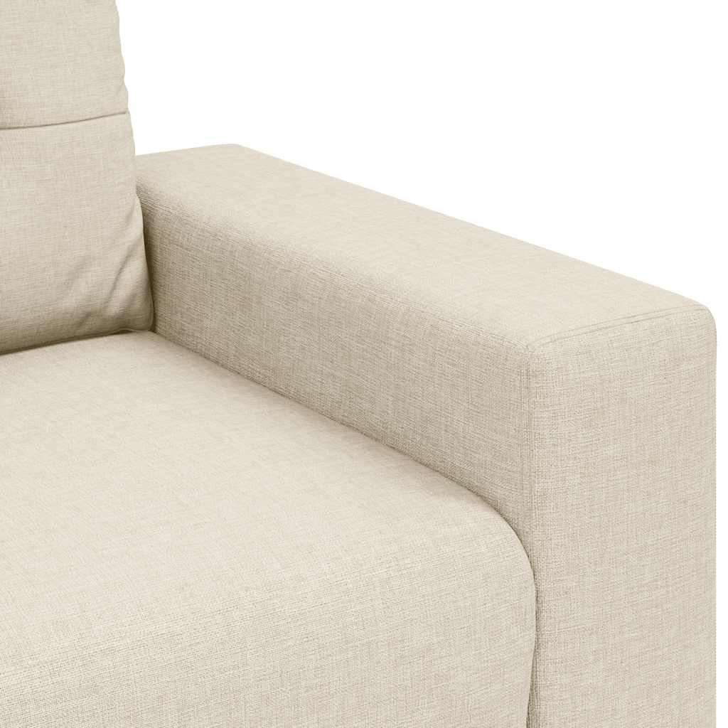 vidaXL Sofa dwuosobowa obity lnem, 180x77x82 cm