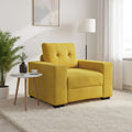 vidaXL Sofa Fotel Żółty 100x78x80 cm Aksamit