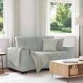 vidaXL Sofa dwuosobowa Jasnoszara 160x77x82 cm Aksamit