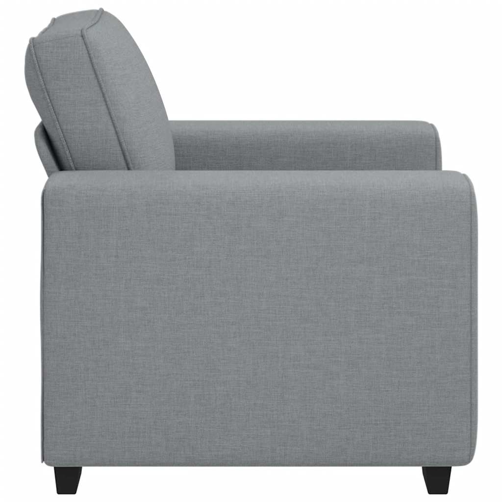 vidaXL Sofa Fotel Jasnoszary 100x77x82 cm Tkanina
