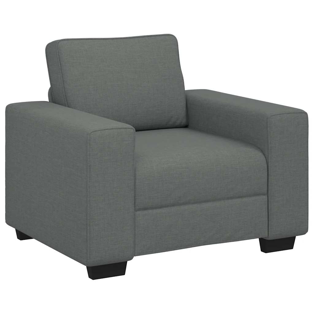 vidaXL Sofa Fotel Ciemnoszary 100x77x82 cm Tkanina