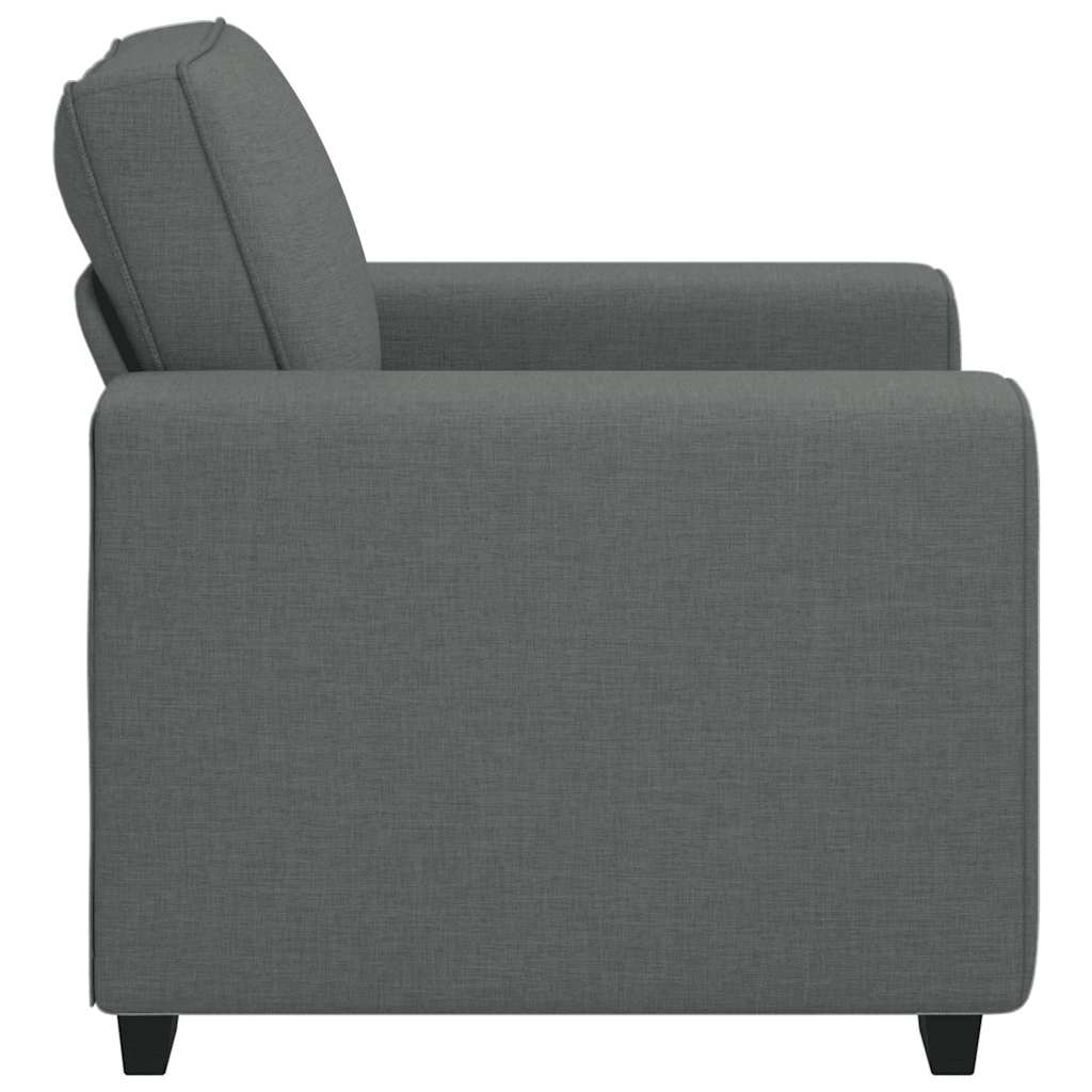 vidaXL Sofa Fotel Ciemnoszary 100x77x82 cm Tkanina