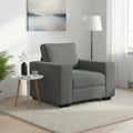 vidaXL Sofa Fotel Ciemnoszary 100x77x82 cm Tkanina