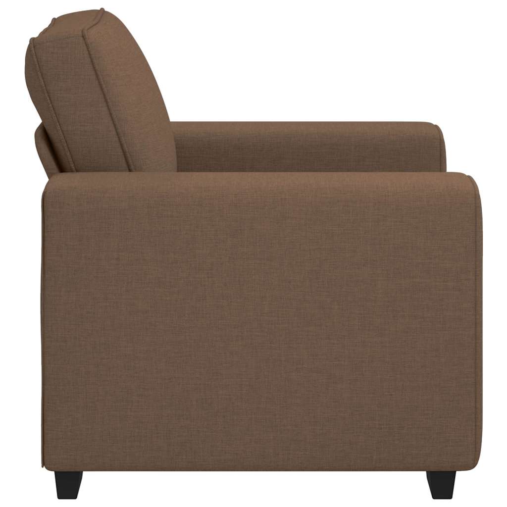 vidaXL Sofa Fotel Brązowy 100x77x82 cm Tkanina