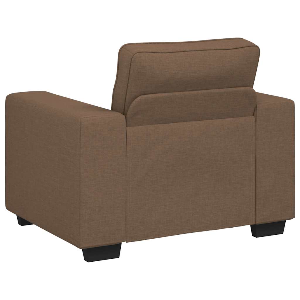 vidaXL Sofa Fotel Brązowy 100x77x82 cm Tkanina