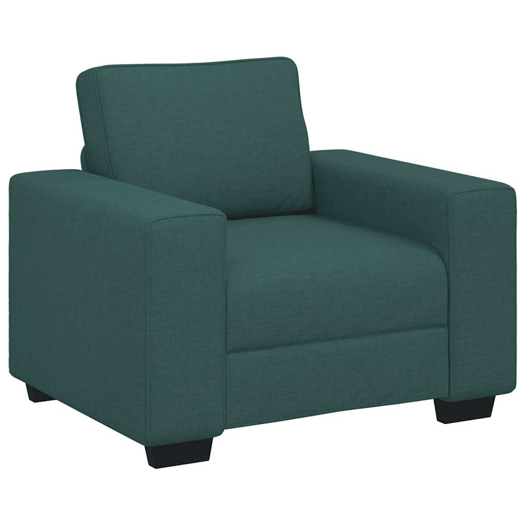 vidaXL Sofa Fotel Ciemnozielony 100x77x82 cm Tkanina