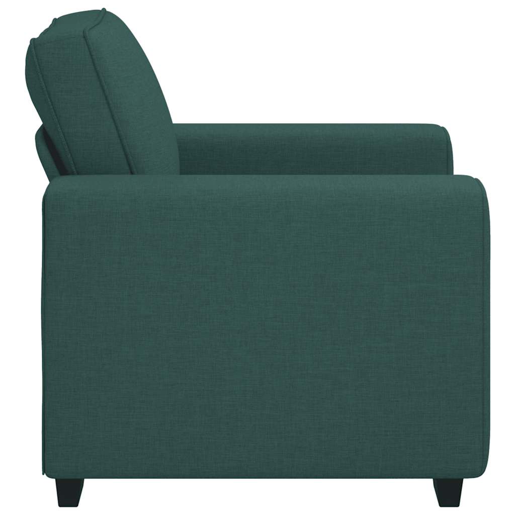 vidaXL Sofa Fotel Ciemnozielony 100x77x82 cm Tkanina