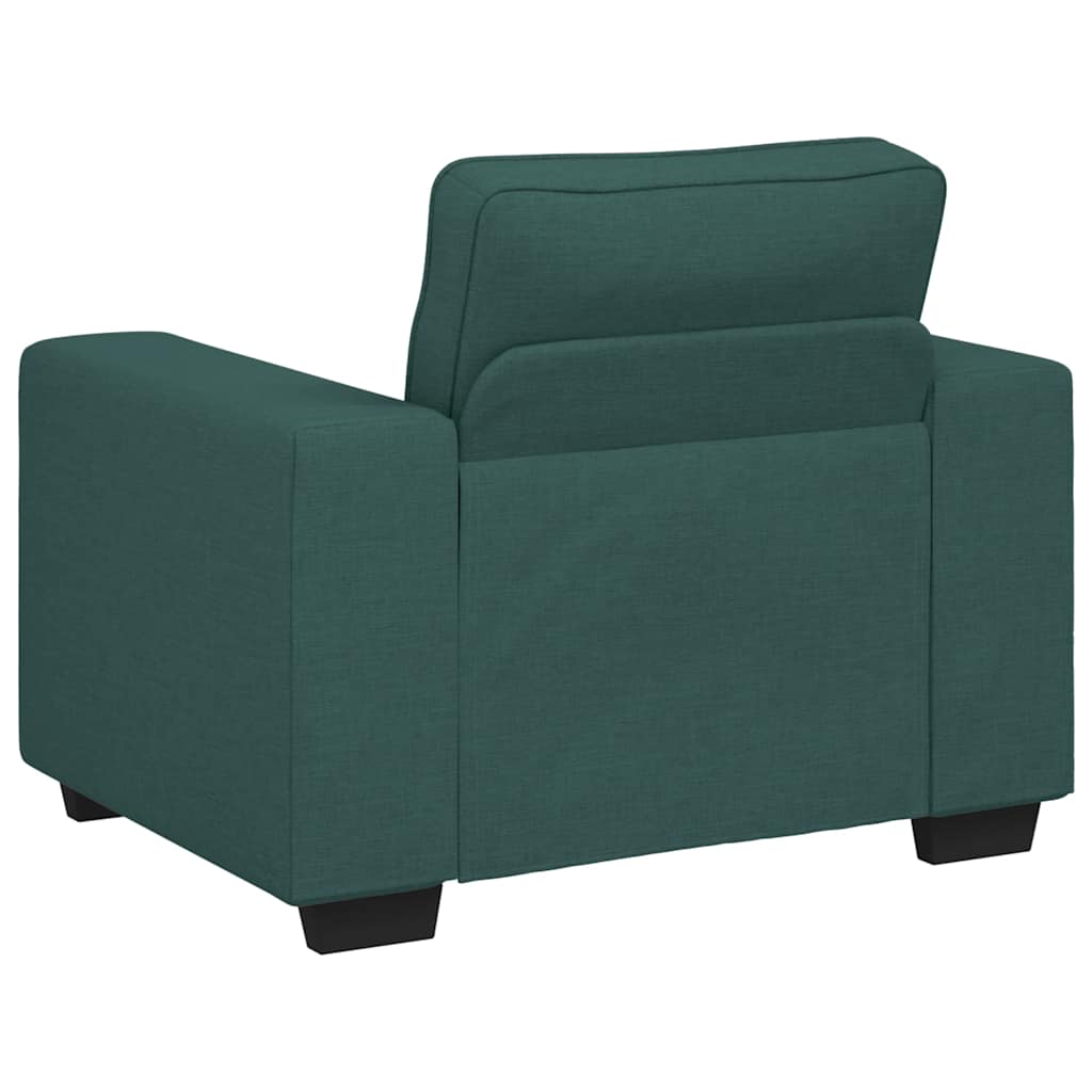 vidaXL Sofa Fotel Ciemnozielony 100x77x82 cm Tkanina