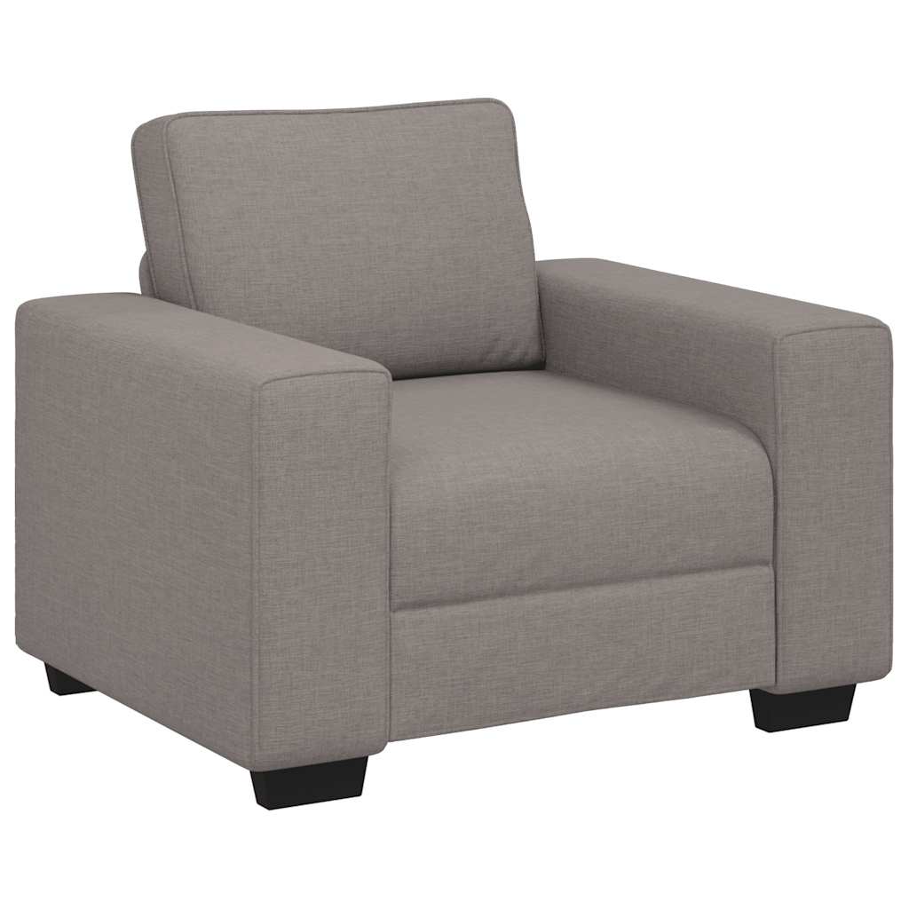 vidaXL Sofa Fotel Taupe 100x77x82 cm Tkanina