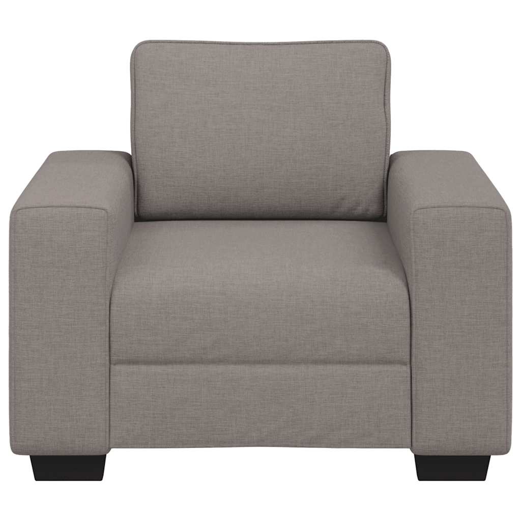 vidaXL Sofa Fotel Taupe 100x77x82 cm Tkanina