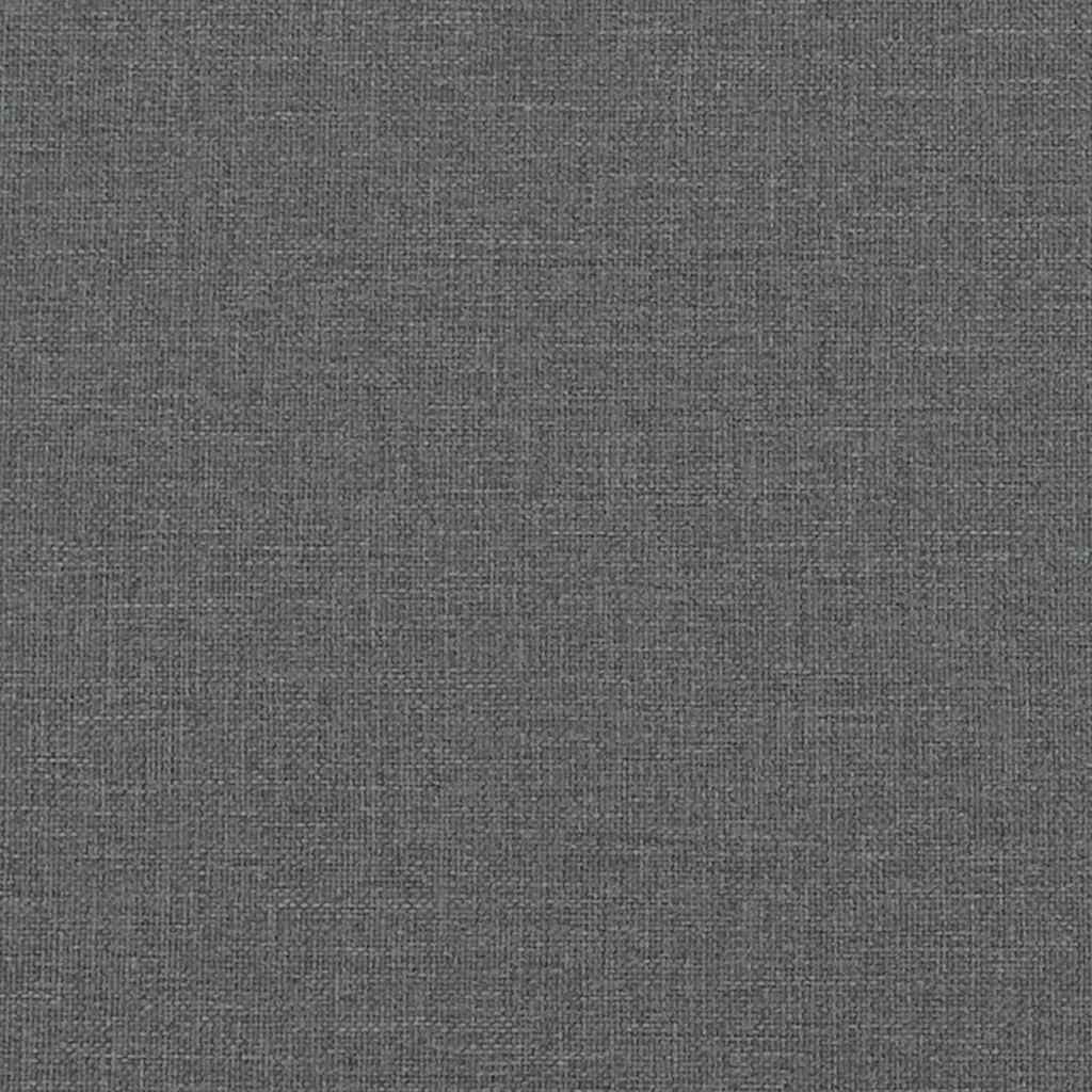 vidaXL Sofa 2-osobowa Ciemnoszara 160x77x82 cm Tkanina