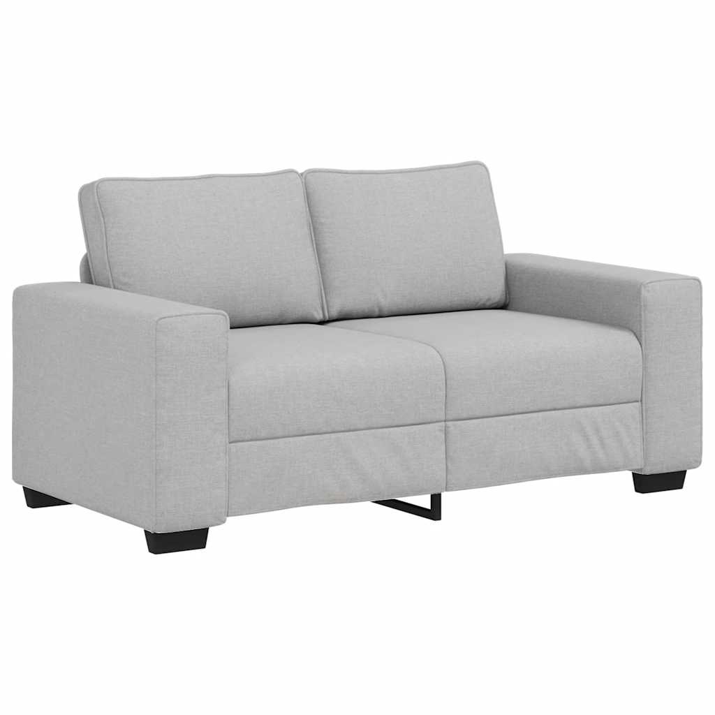 vidaXL Sofa 2-osobowa Cloud Grey 160x77x82 cm Tkanina