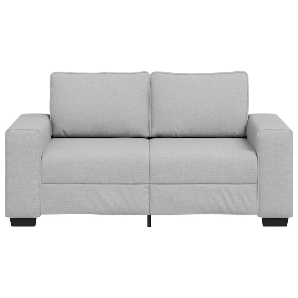 vidaXL Sofa 2-osobowa Cloud Grey 160x77x82 cm Tkanina
