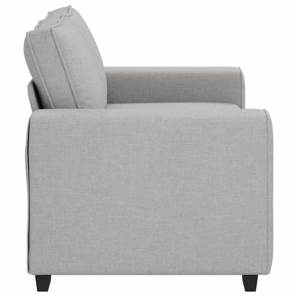 vidaXL Sofa 2-osobowa Cloud Grey 160x77x82 cm Tkanina