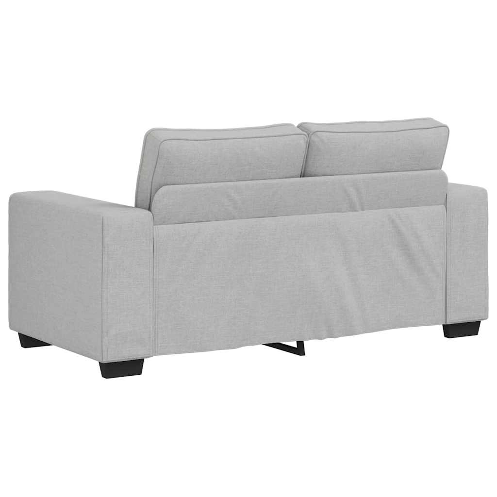 vidaXL Sofa 2-osobowa Cloud Grey 160x77x82 cm Tkanina