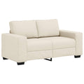 vidaXL Sofa dwuosobowa Beżowy 160 cm Tkanina lniana