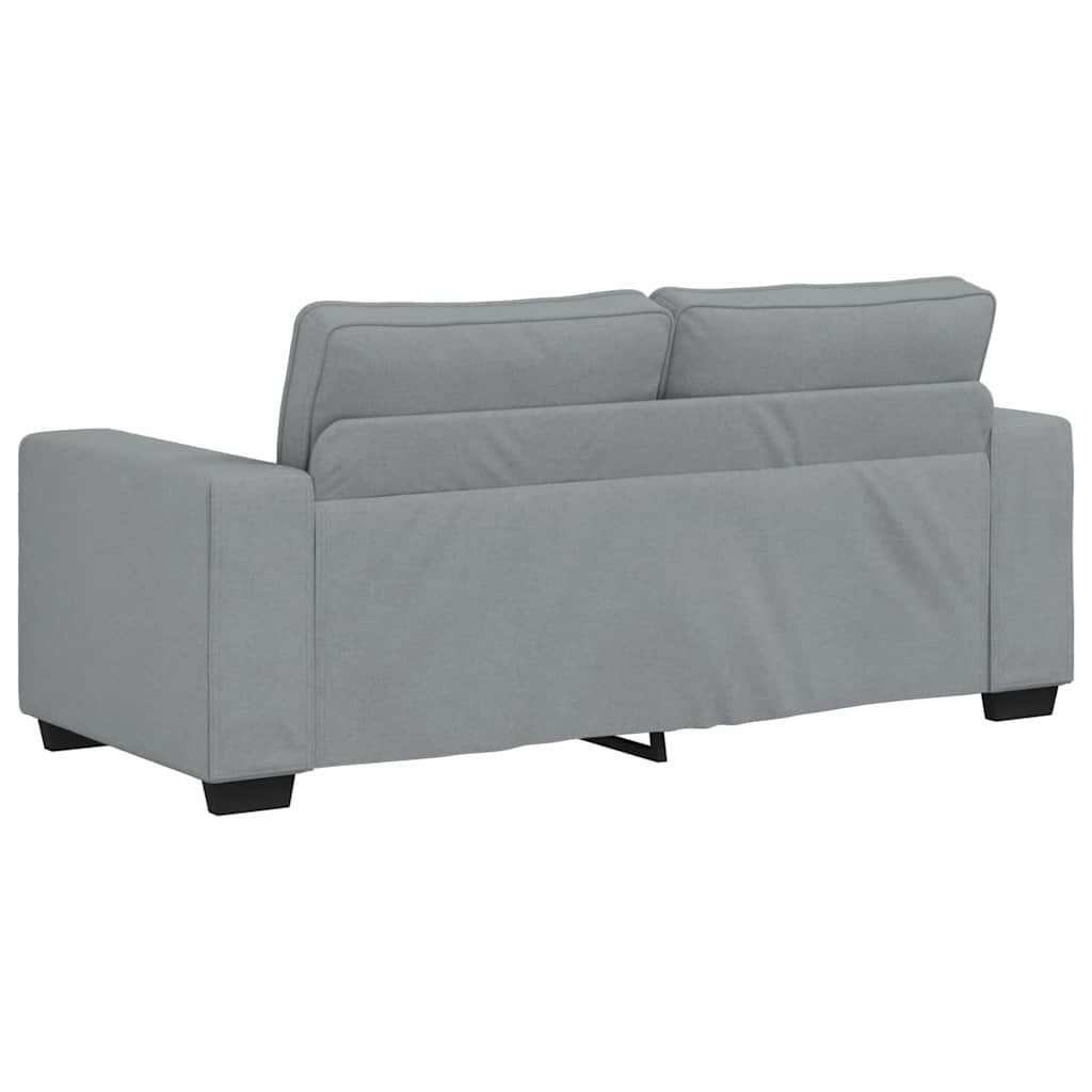 vidaXL Sofa 2-osobowa, jasnoszara, 180x77x82 cm, tapicerowana tkaniną