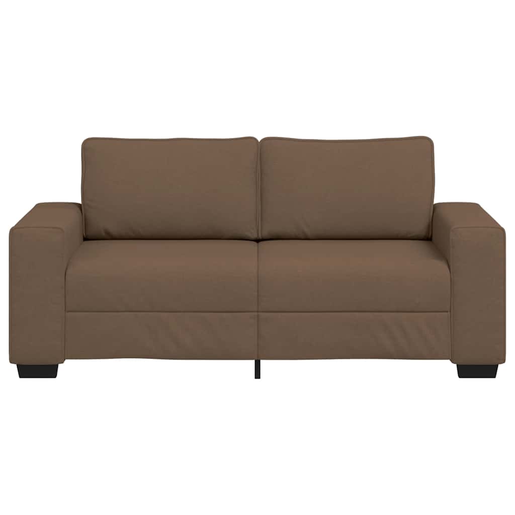 vidaXL Sofa 2-osobowa, brązowa, 180x77x82 cm, tkaniną