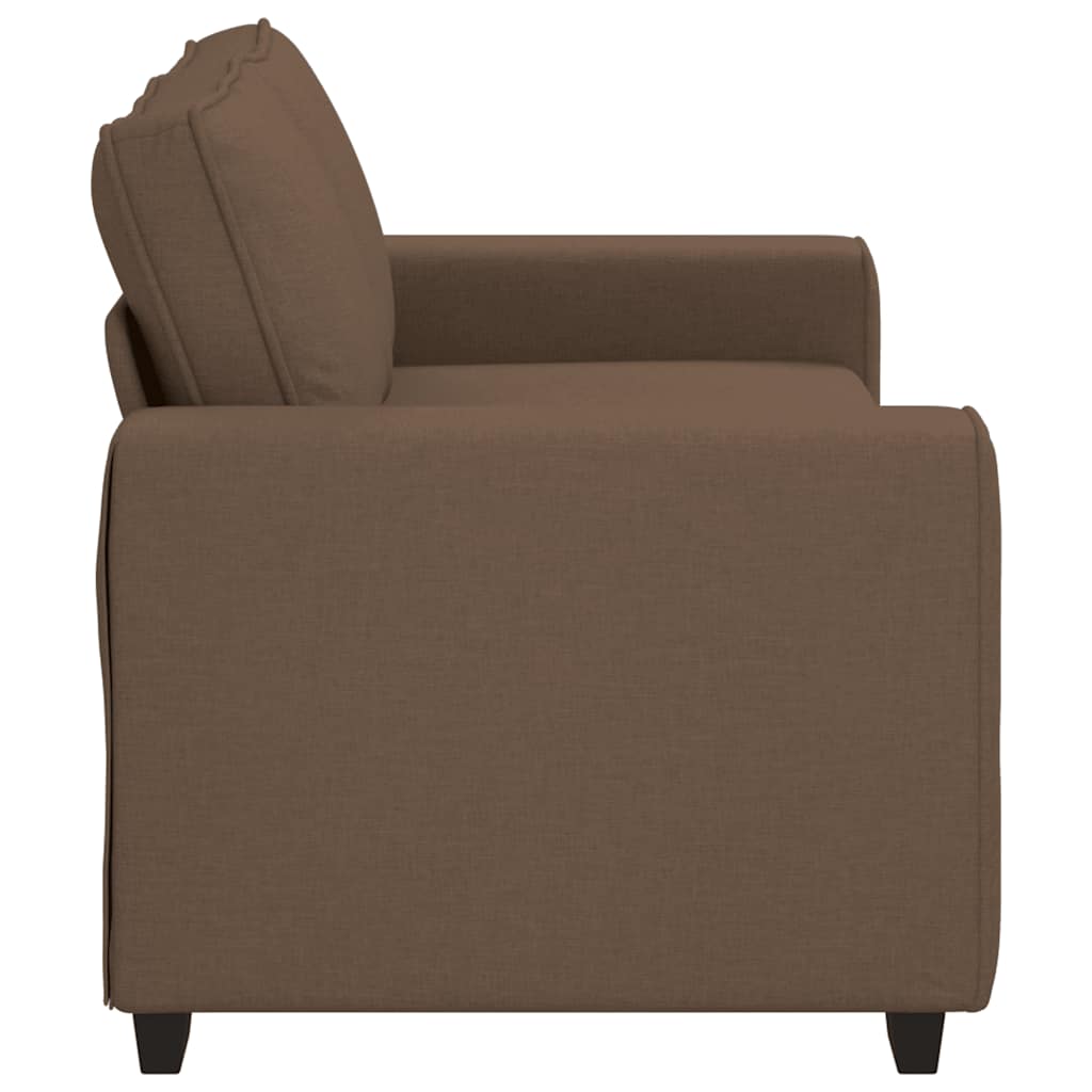 vidaXL Sofa 2-osobowa, brązowa, 180x77x82 cm, tkaniną