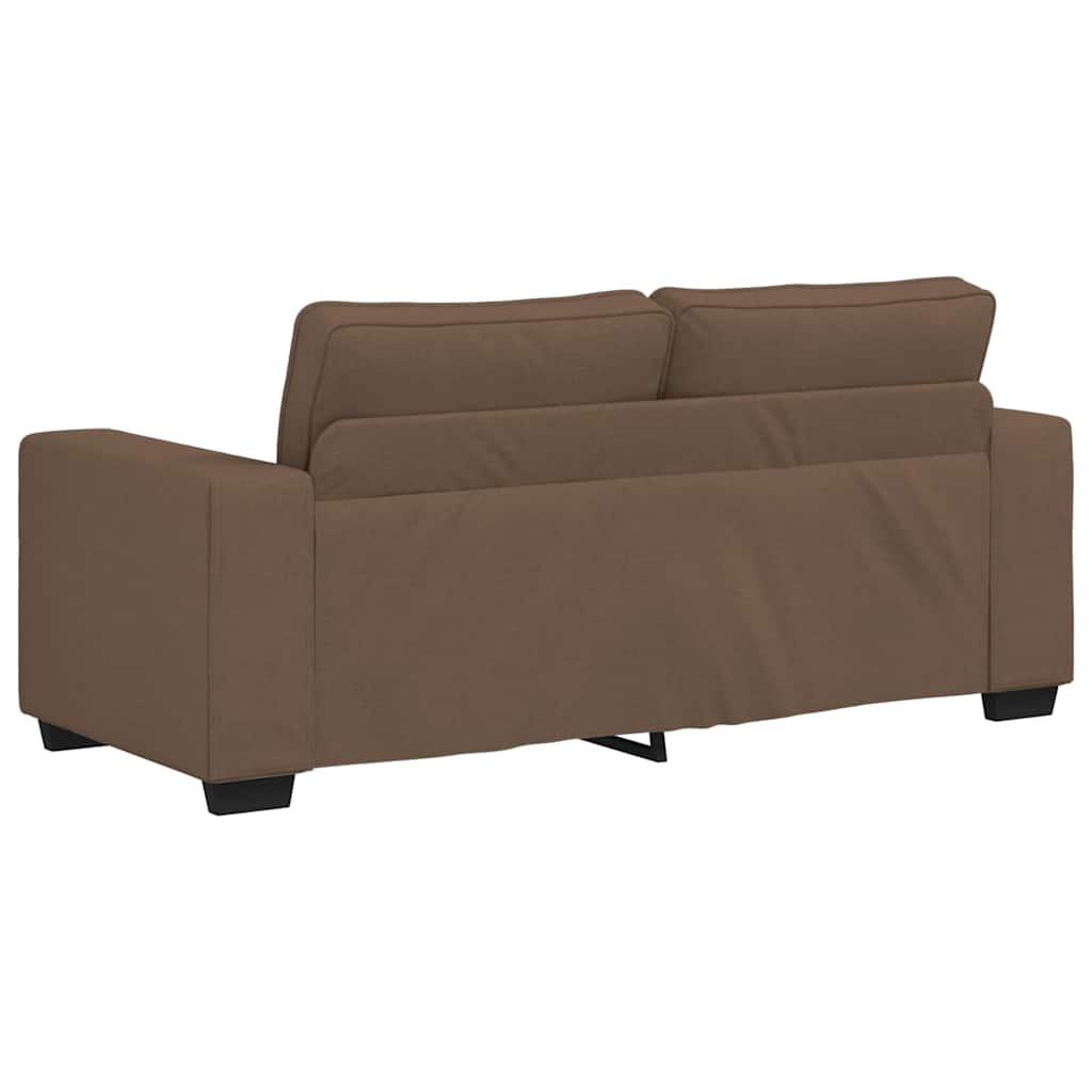 vidaXL Sofa 2-osobowa, brązowa, 180x77x82 cm, tkaniną