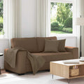 vidaXL Sofa 2-osobowa, brązowa, 180x77x82 cm, tkaniną