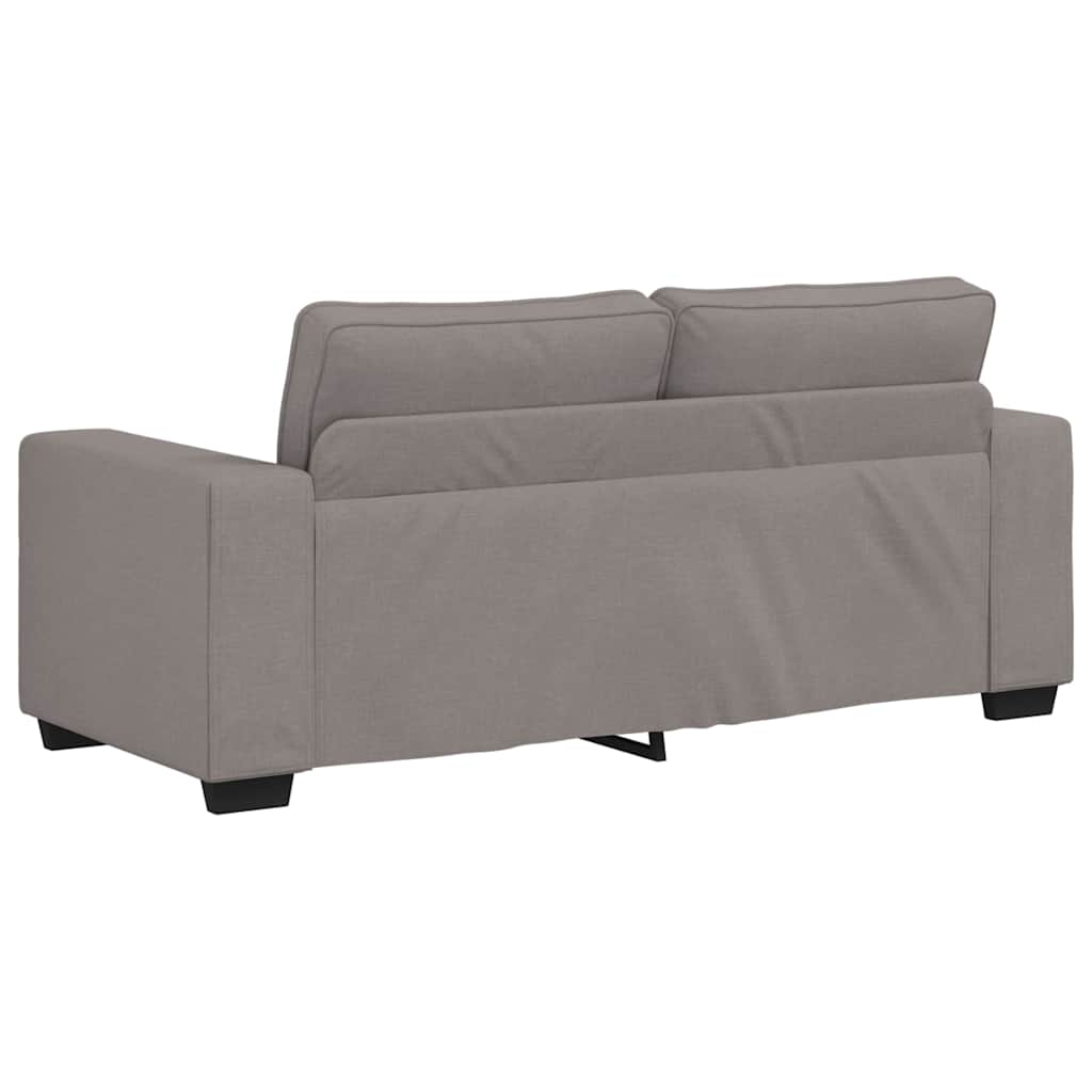 vidaXL Sofa 2-osobowa, kolor taupe, 180x77x82 cm, tkaniną