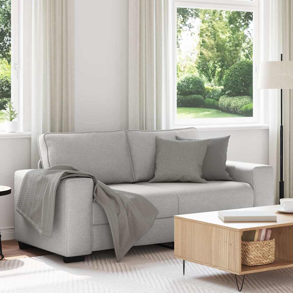 vidaXL Sofa 2-osobowa, szara chmurowy, 180x77x82 cm, tkaniną