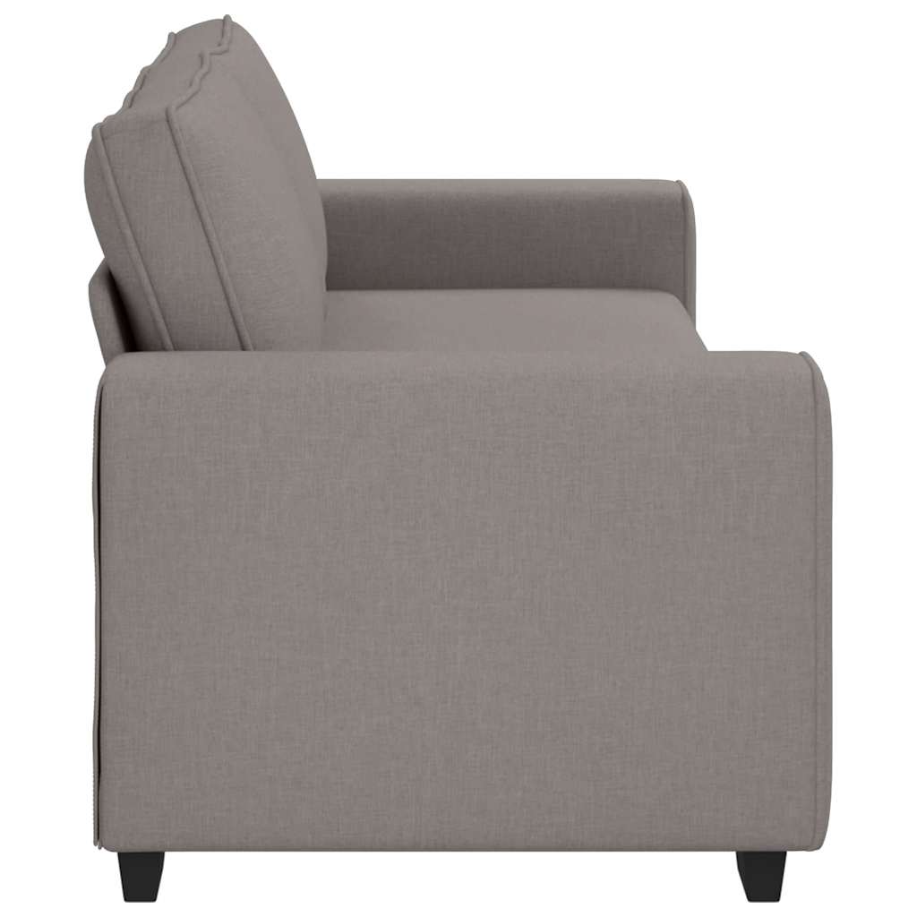 vidaXL Sofa 3-osobowa, kolor taupe, 220x77x82 cm, tkaniną
