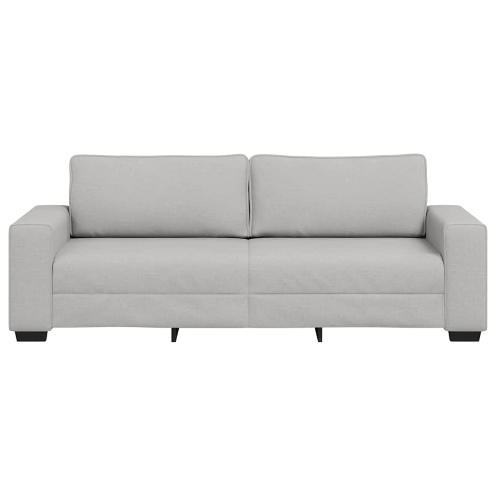 vidaXL Sofa 3-osobowa, szara chmurowy, 220x77x82 cm, tkaniną
