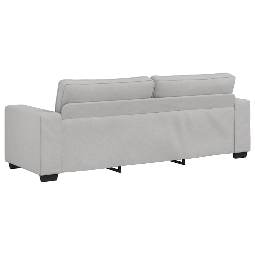 vidaXL Sofa 3-osobowa, szara chmurowy, 220x77x82 cm, tkaniną