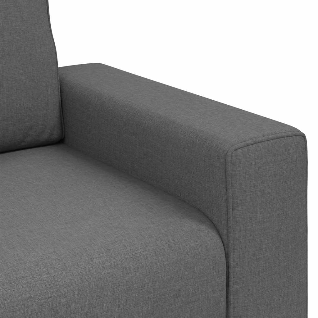 vidaXL Fotel Ciemnoszary 100 cm tkanina