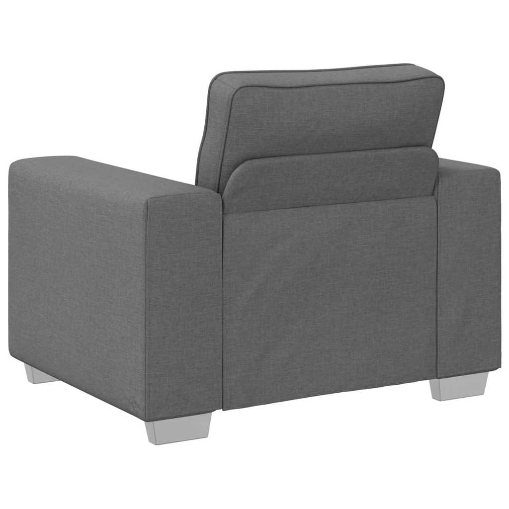 vidaXL Fotel Ciemnoszary 100 cm tkanina