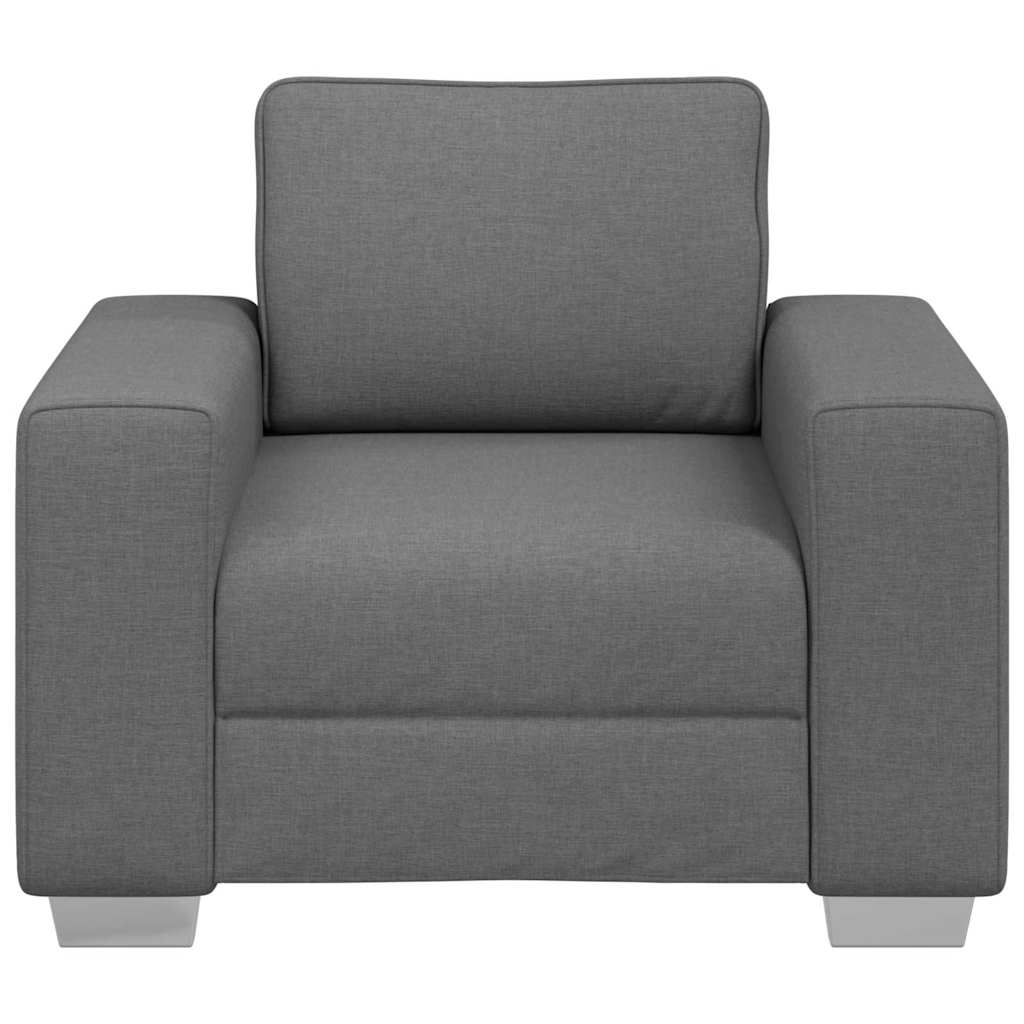 vidaXL Fotel Ciemnoszary 100 cm tkanina