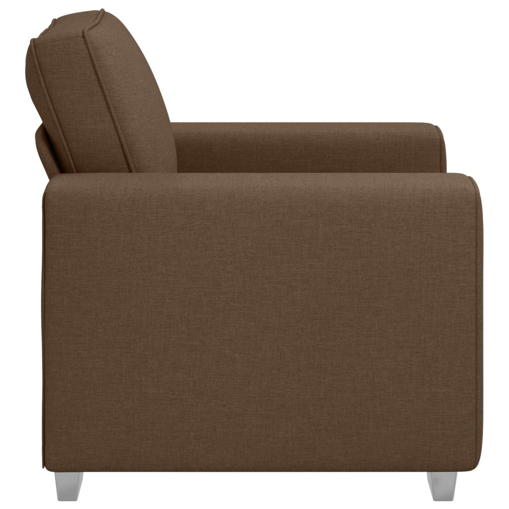 vidaXL Fotel Brązowy 100 cm tkanina