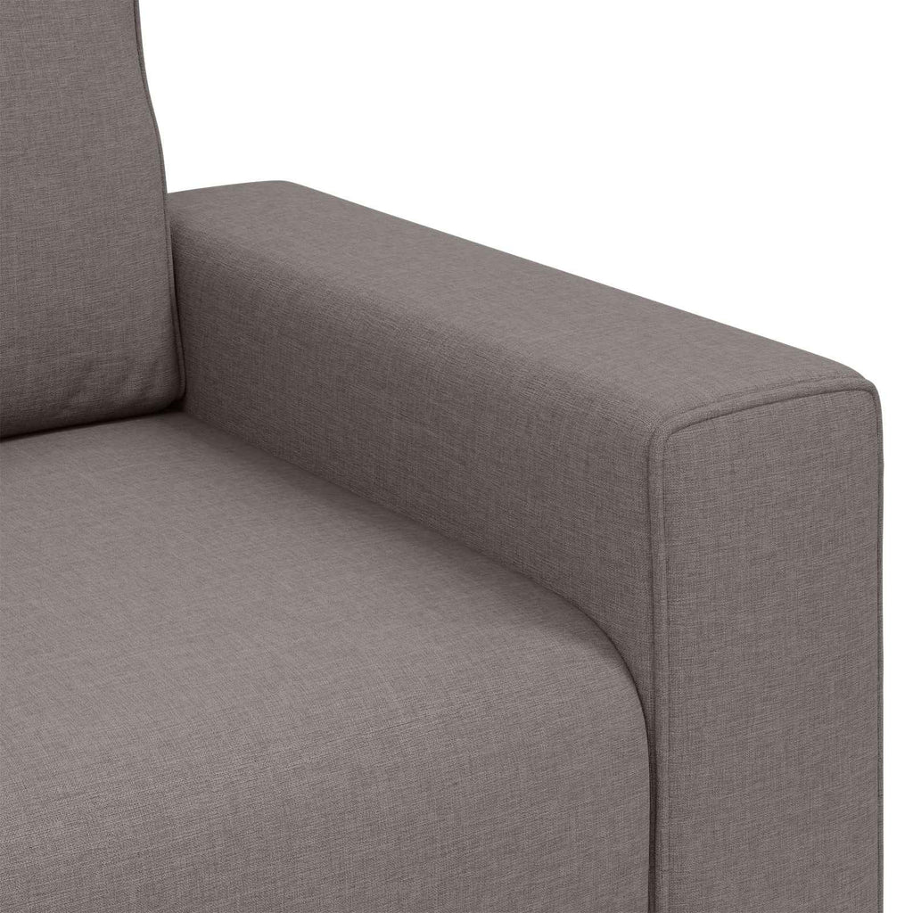 vidaXL Fotel Ciemnoszary 100 cm tkanina