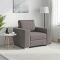 vidaXL Fotel Ciemnoszary 100 cm tkanina