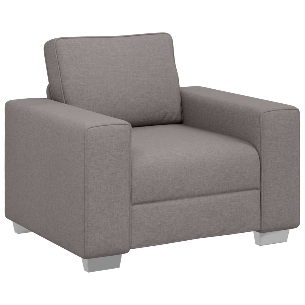 vidaXL Fotel Ciemnoszary 100 cm tkanina