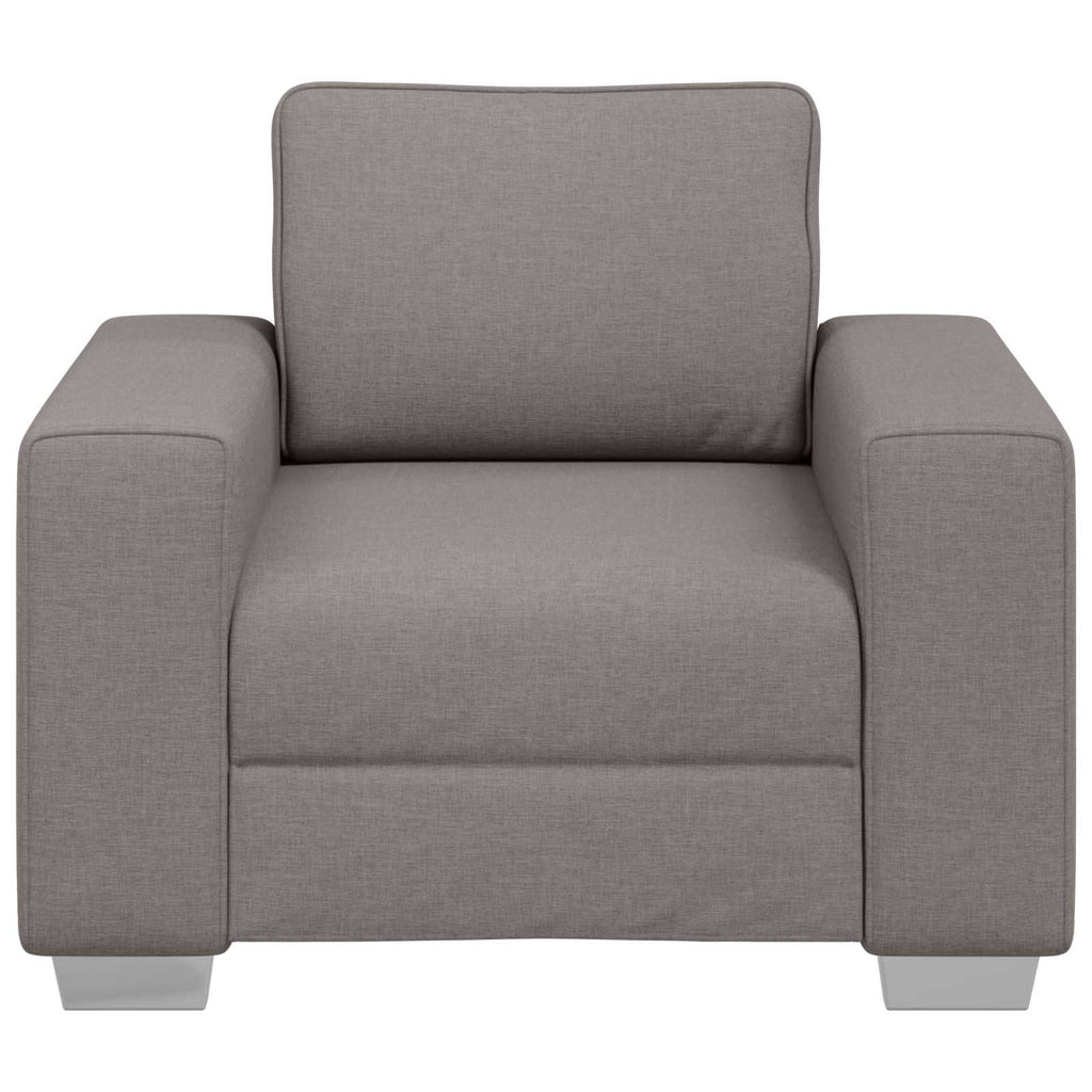 vidaXL Fotel Ciemnoszary 100 cm tkanina