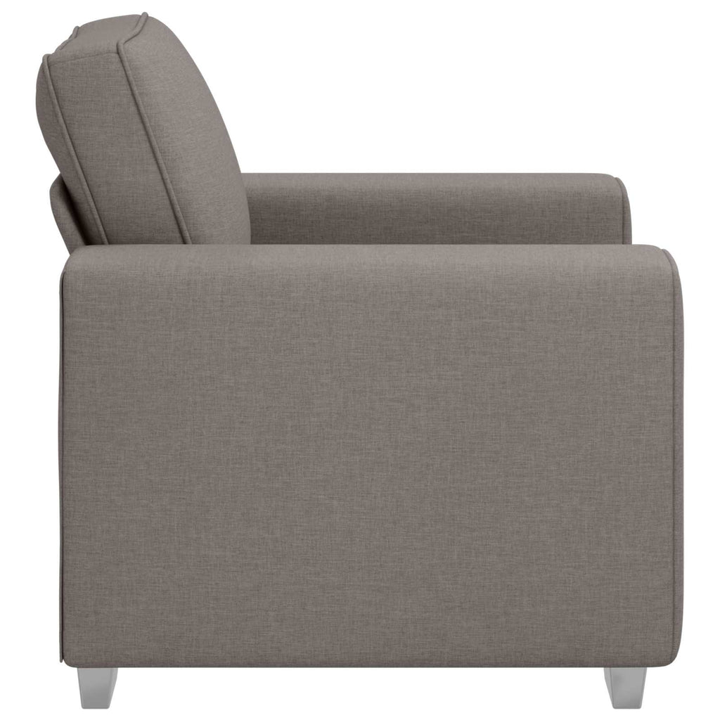 vidaXL Fotel Ciemnoszary 100 cm tkanina
